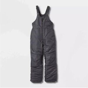All in Motion Kids XS Snow Pants Ski Bib Overall Black Waterproof Winter Snow